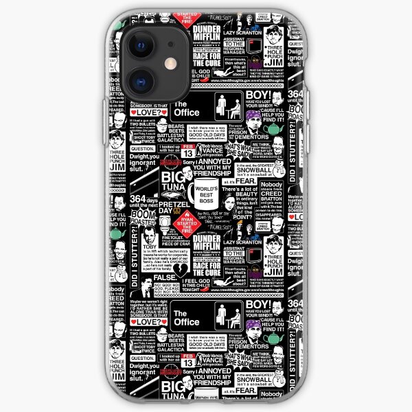 Wise Words From The Office - The Office Quotes iPhone Soft Case