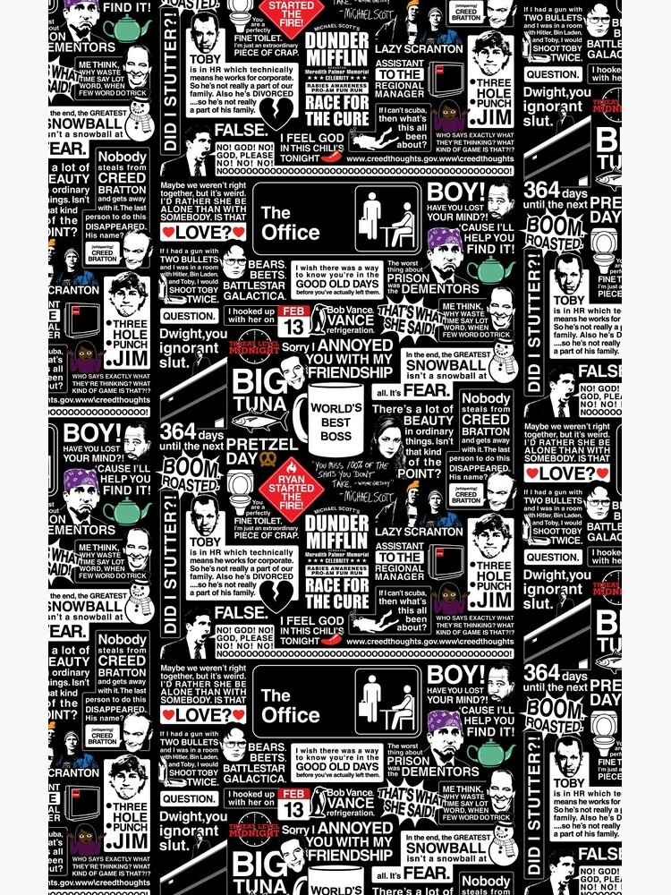Wise Words From The Office - The Office Quotes by huckblade