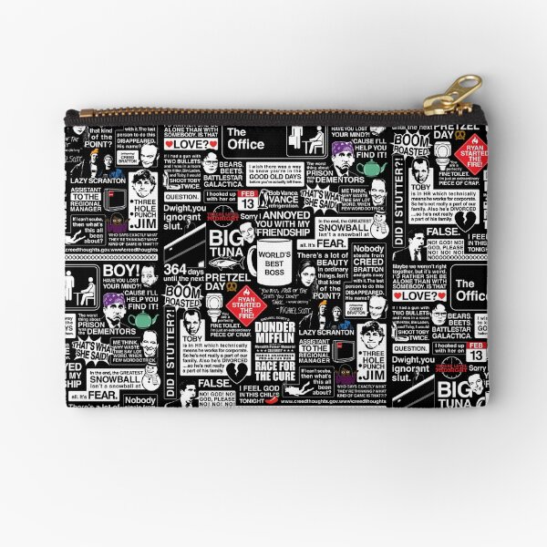 Wise Words From The Office - The Office Quotes Zipper Pouch