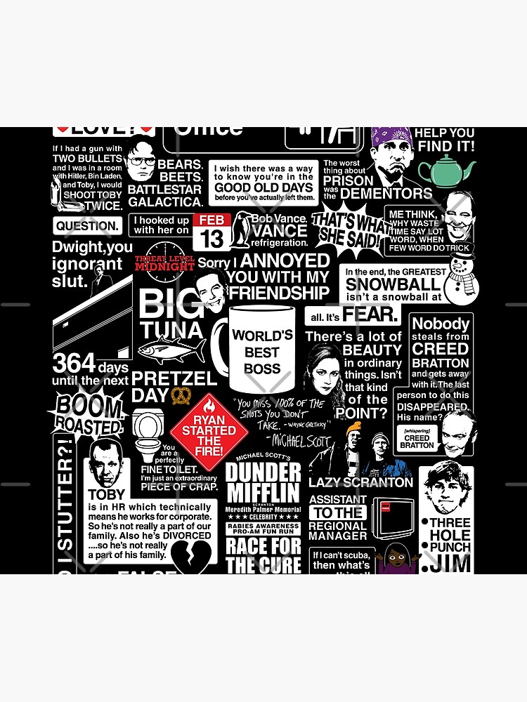 Wise Words From The Office - The Office Quotes by huckblade