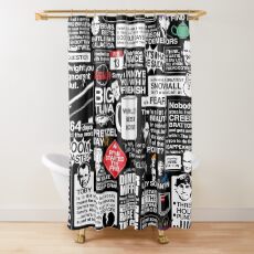 Wise Words From The Office - The Office Quotes Shower Curtain