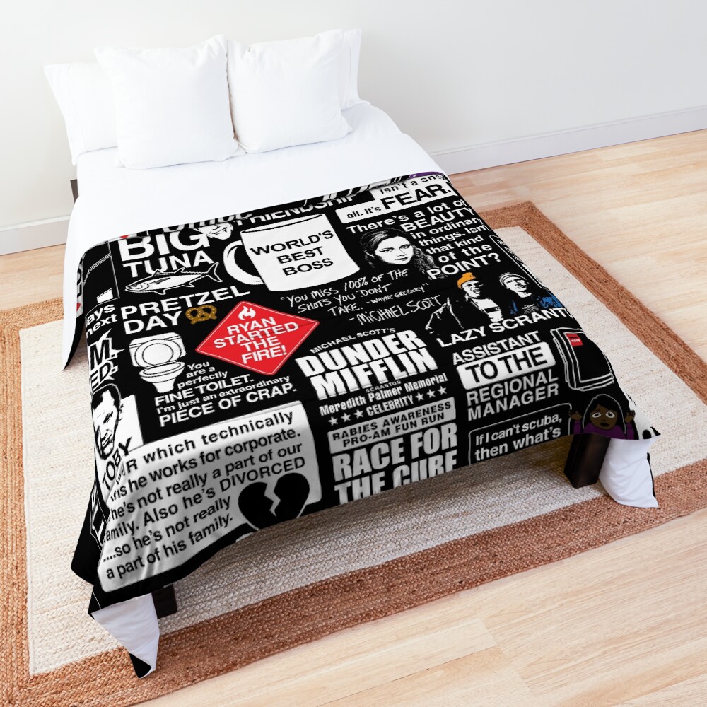 Wise Words From The Office - The Office Quotes Comforter