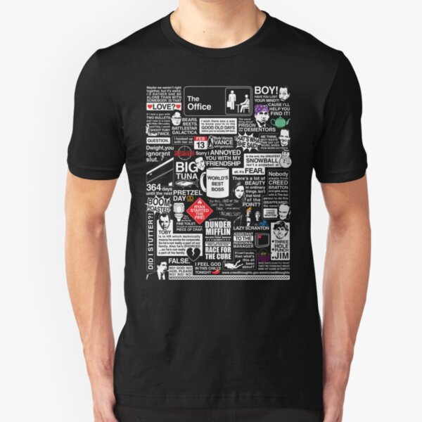 Wise Words From The Office - The Office Quotes Slim Fit T-Shirt