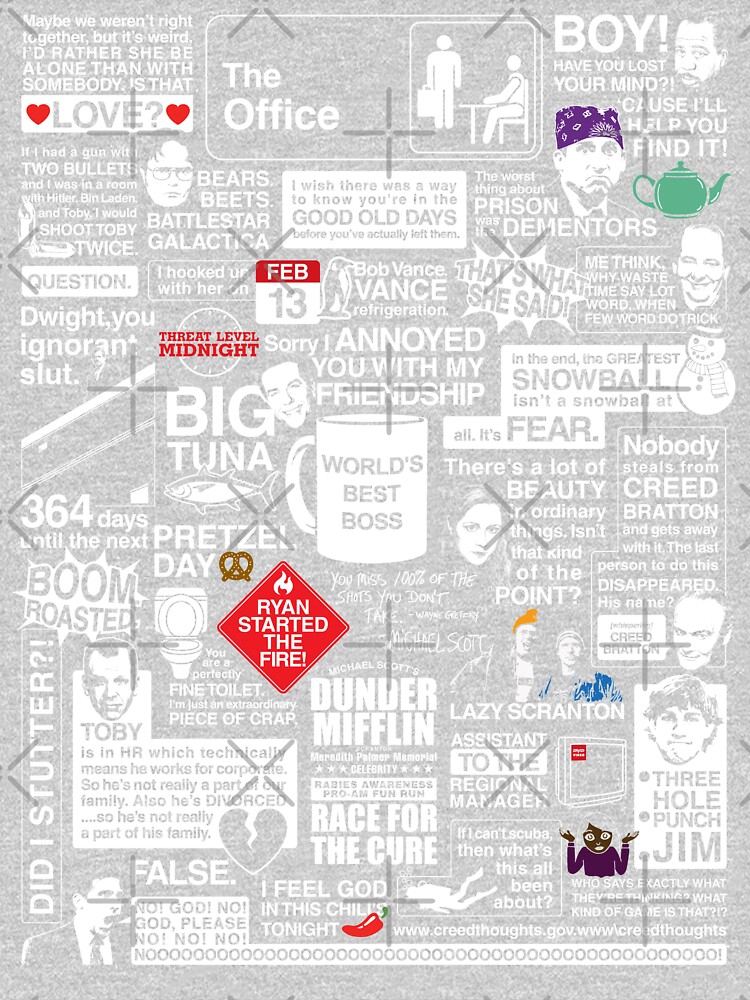 Wise Words From The Office - The Office Quotes by huckblade