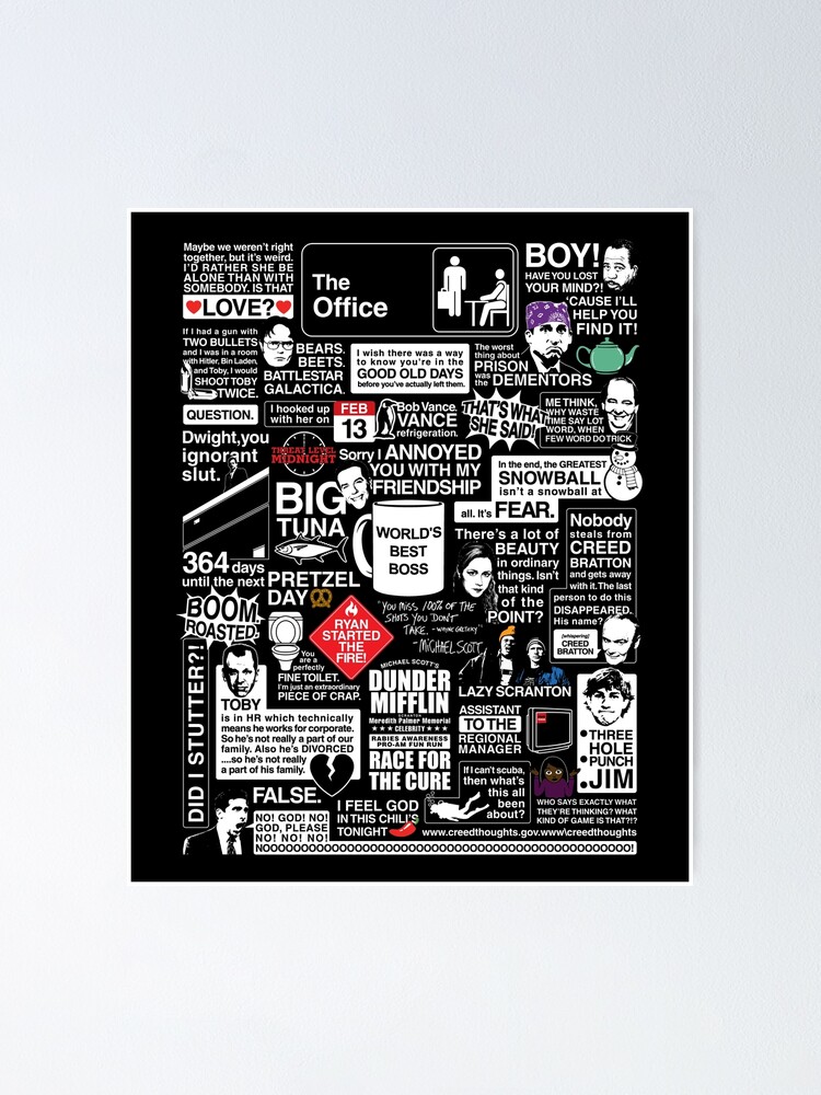 Alternate view of Wise Words From The Office - The Office Quotes Poster