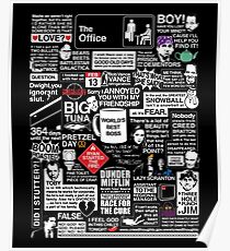 Wise Words From The Office - The Office Quotes Poster