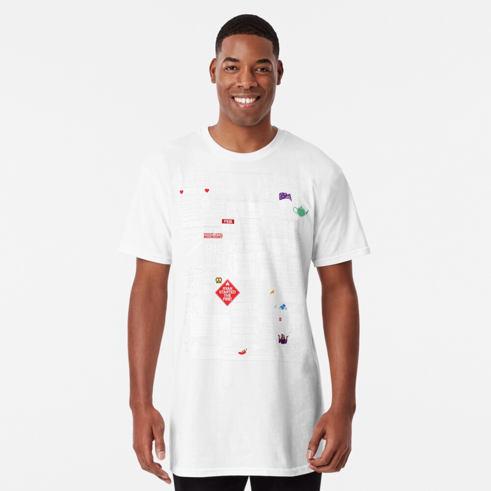 Wise Words From The Office - The Office Quotes Long T-Shirt