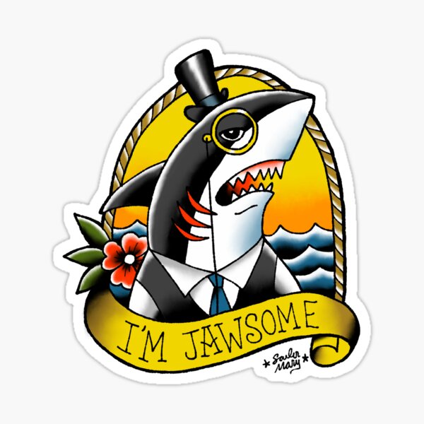 I'm Jawsome Sticker
