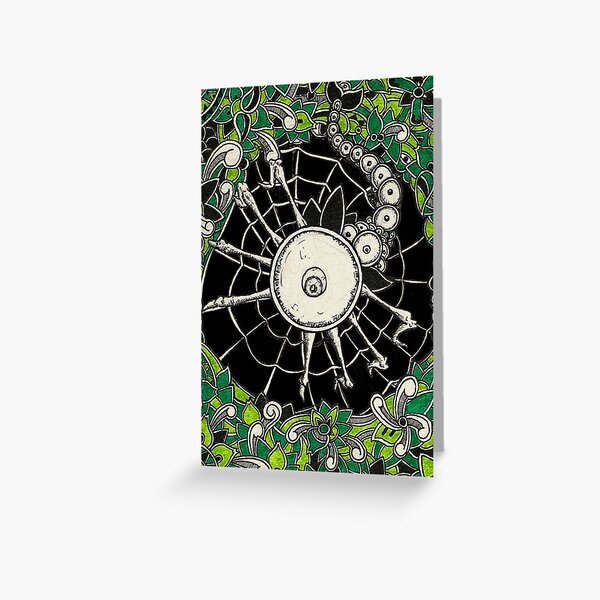 Spider Eye Greeting Card