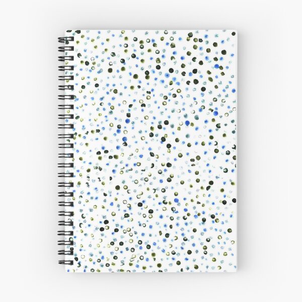 Item preview, peacock polka dots designed and sold by Farrah Seyedi.