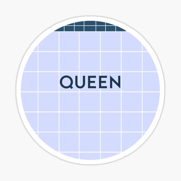 QUEEN Subway Station Sticker
