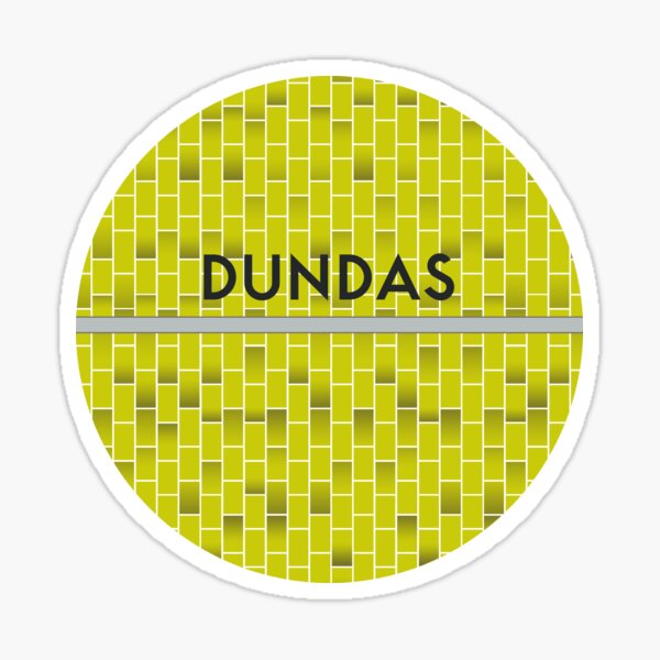 DUNDAS Subway Station Sticker