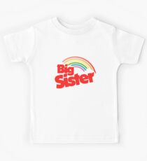 Big sister rainbow Kids Tee