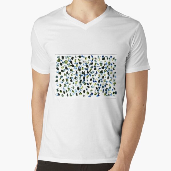 Abstract peacock patterns V-Neck T-Shirt