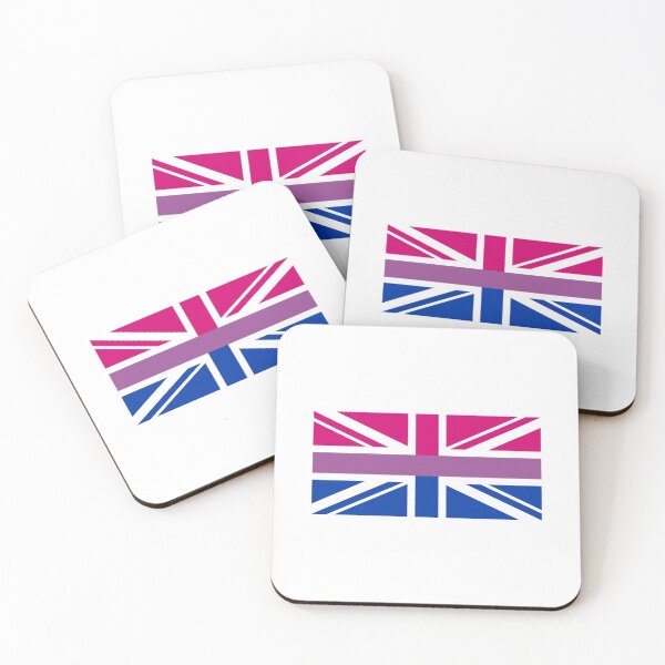 Artikelvorschau, Gay Pride LGBT Bisexuell Bi GB UK Union Jack Flaggendesign entworfen und verkauft von phoxydesign.