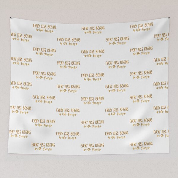 Item preview, every kiss begins with queso designed and sold by okieoutfitters.