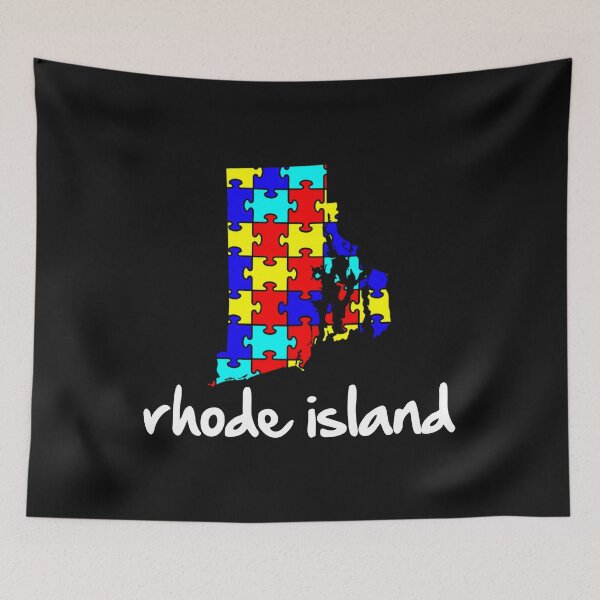 Item preview, Rhode Island - Autism Awareness designed and sold by Bendthetrend.
