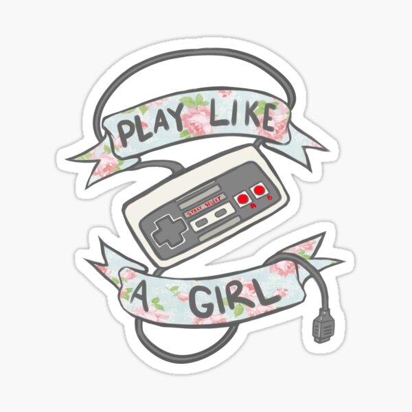 Play Like A Girl! Sticker