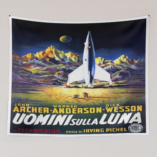 Item preview, Retro Science Fiction Moon Rocket Ship designed and sold by Maljonic.