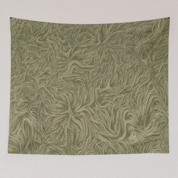 Item preview, Ghillie Man Furry Green  Moss Shag Abstract Pattern designed and sold by infinitygrafix.