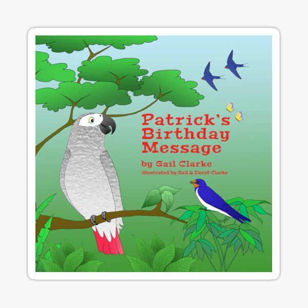 Patricks Geburtstagsnachricht Sticker