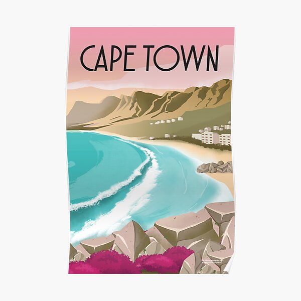 Cape Town South AfricaTravel poster Poster