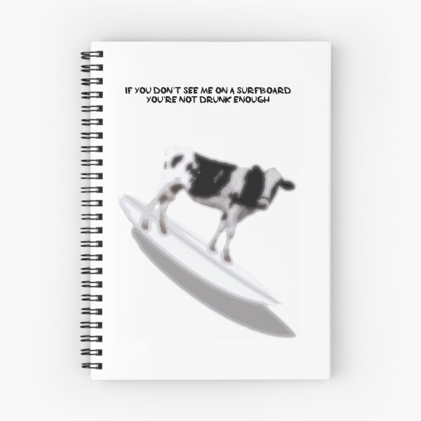 Item preview, Funny cow on surfboard  designed and sold by PalazzolaDesign.