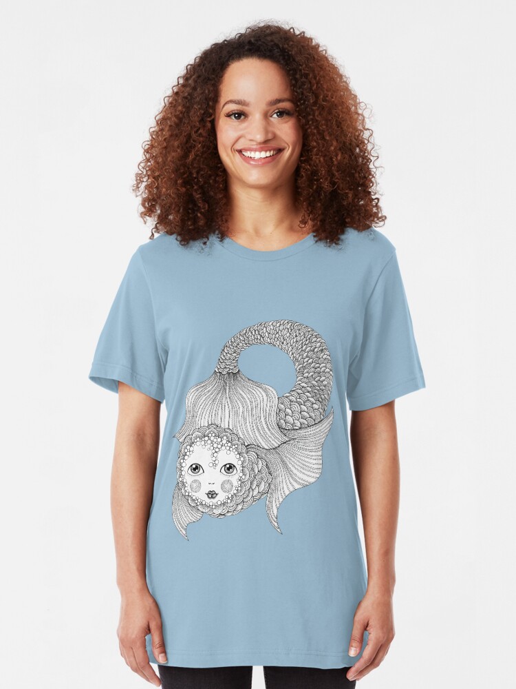 Alternate view of Something a bit fishy... Slim Fit T-Shirt