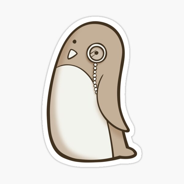 Dignified Penguin Sticker