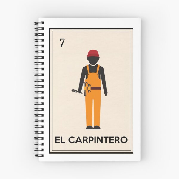 Item preview, El Carpintero Mexican Loteria Bingo Card designed and sold by casadeloteria.