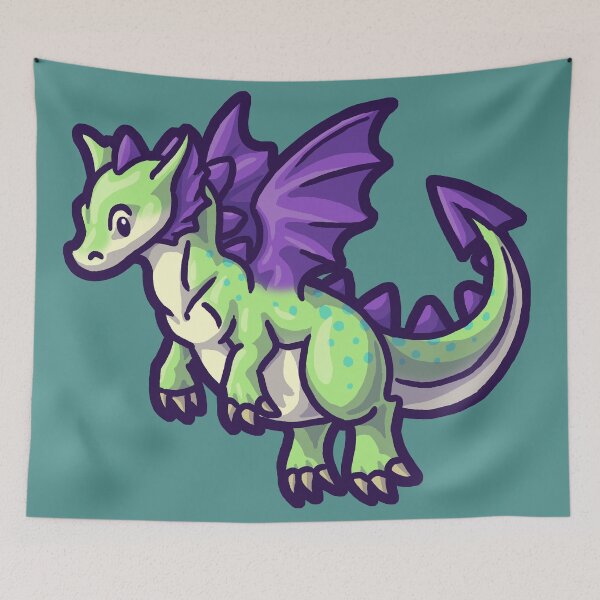 Item preview, Cute Cartoon Dragon designed and sold by Ashley Veldhuis.