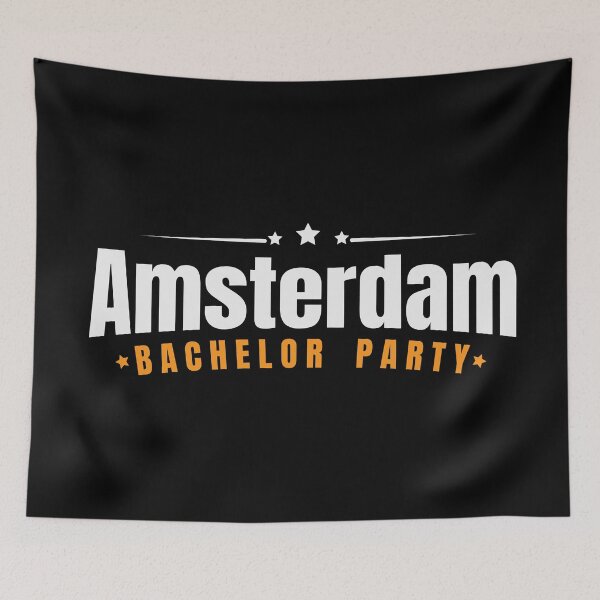 Item preview, Bachelor Party Shirt Amsterdam Pre Wedding Celebration Tee designed and sold by haselshirt.