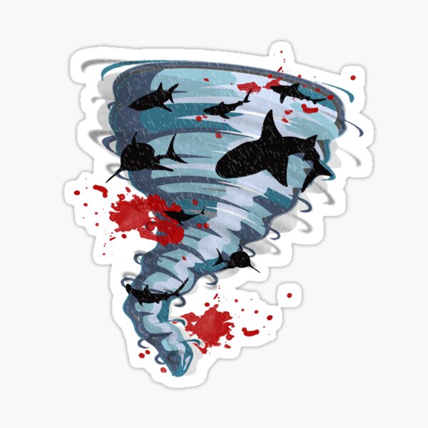 DOG TORNADO MASCOT DECAL / STICKER