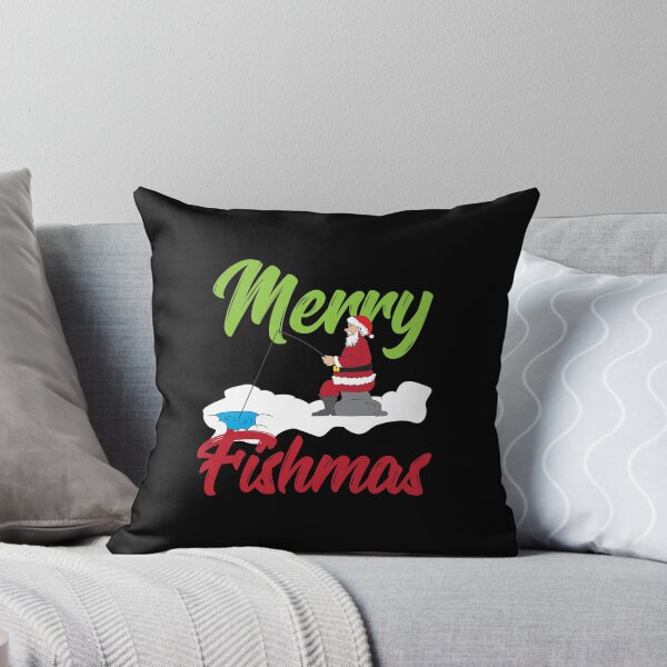 Item preview, Funny Christmas Xmas Santa Fishing Holiday Gift Idea designed and sold by haselshirt.