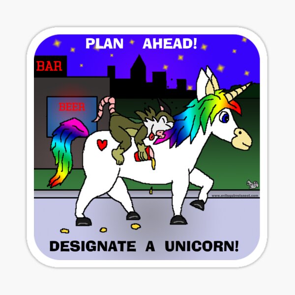 Designate A Unicorn Sticker