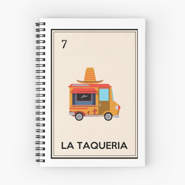 Item preview, La Taqueria Mexican Loteria Bingo Card designed and sold by casadeloteria.