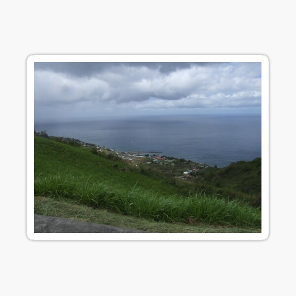 Aperçu de l'œuvre St Kitt Island View créée et vendue par Maureen Zaharie.