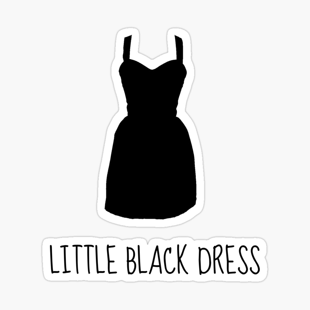 Little Black Dress Postcard for Sale by UzStore