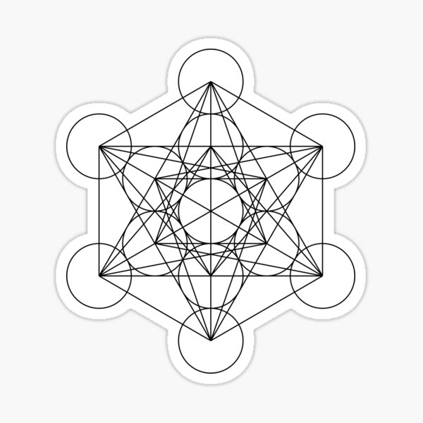 Metatron's Cube | Sacred Geometry Sticker
