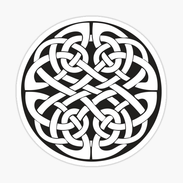 Round Celtic Knot Sticker