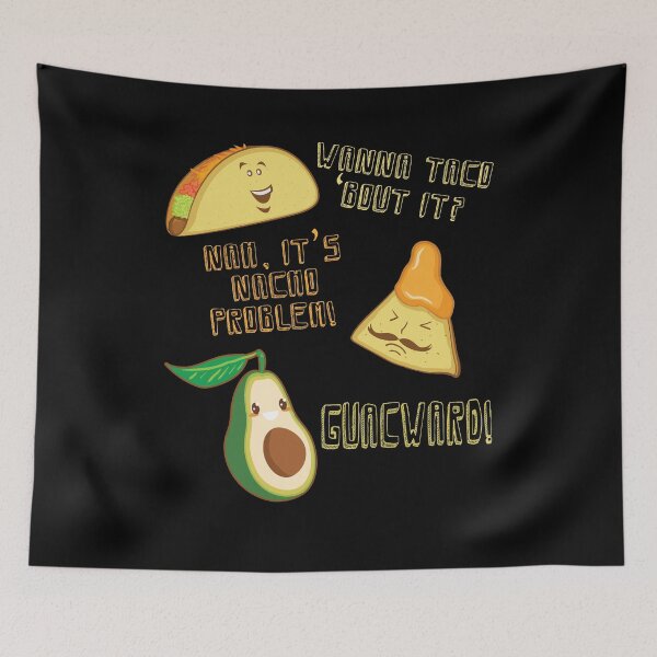 Aperçu de l'œuvre Wanna Taco Bout It Nacho Problème Drôle Avocat Guacamole créée et vendue par Dressed For Duty.