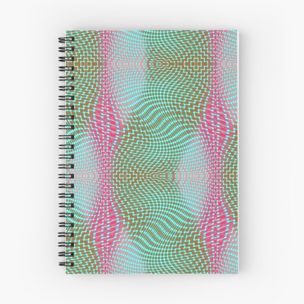 Item preview, Large green and pink opaque curves under twisted shapes designed and sold by ShapesColors.