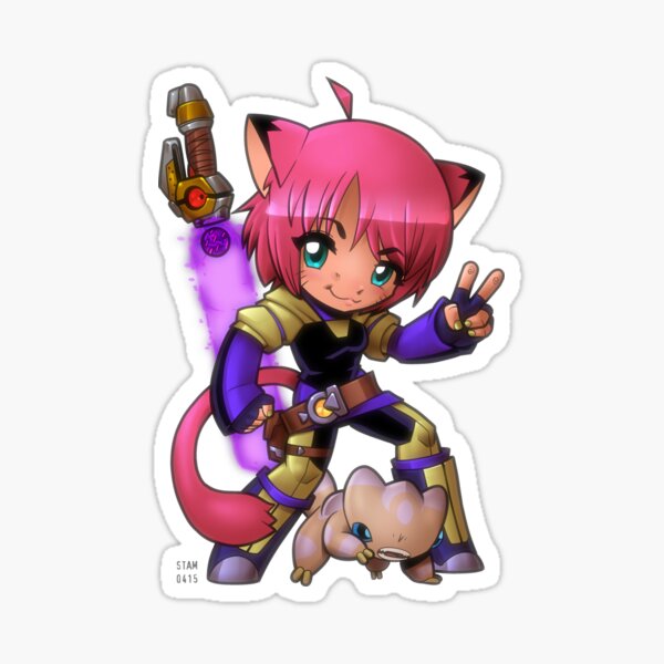 Teeny Blade Kitten Sticker