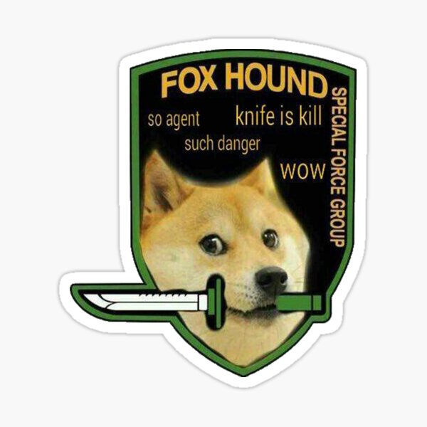 Metal Gear Doge Sticker