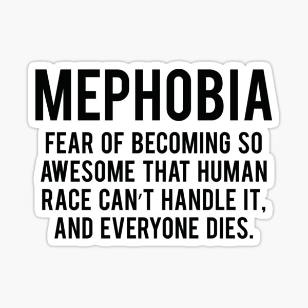 Item preview, Mephobia designed and sold by DesignFactoryD.