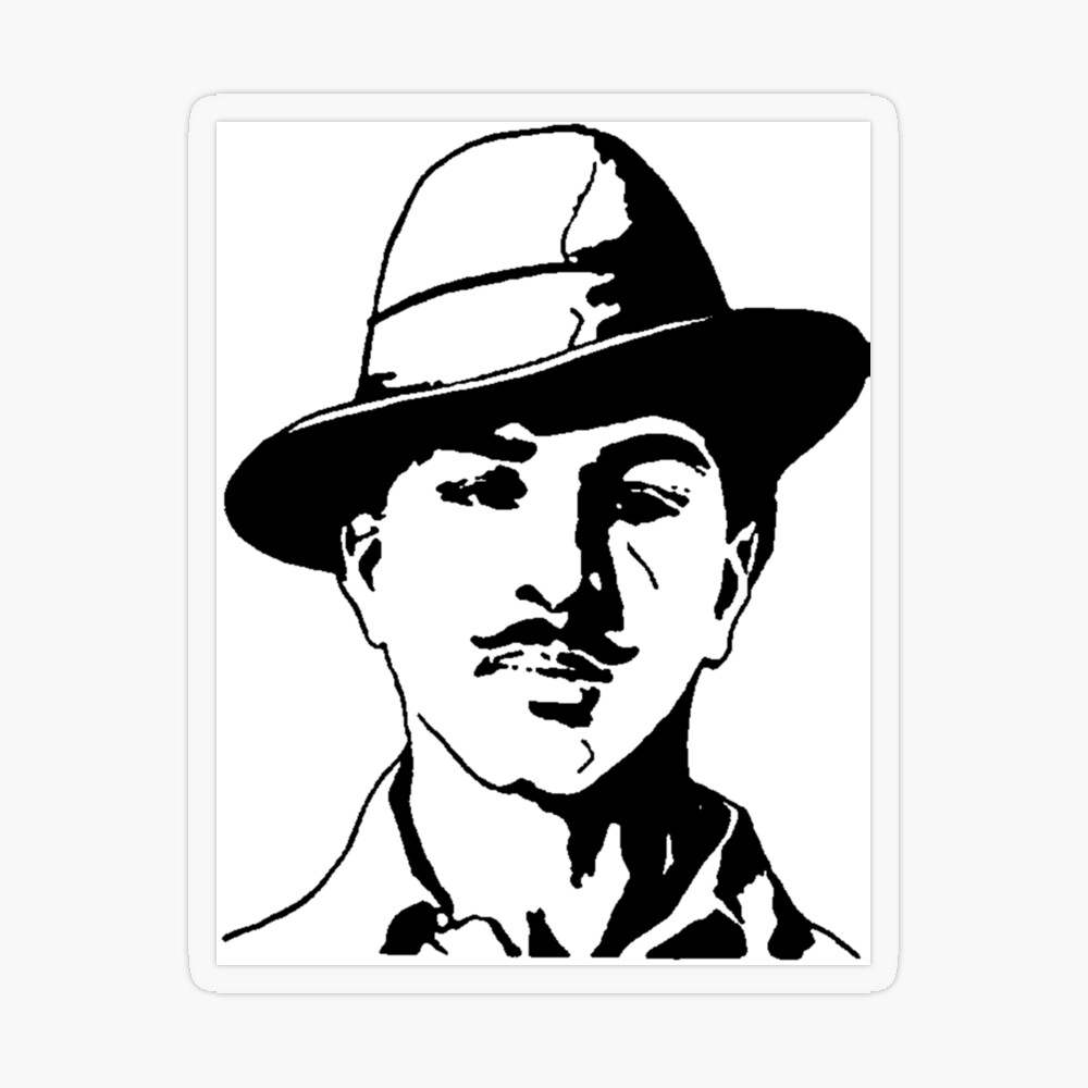 Bhagat Singh Drawing by Nitin Gambhir | Saatchi Art