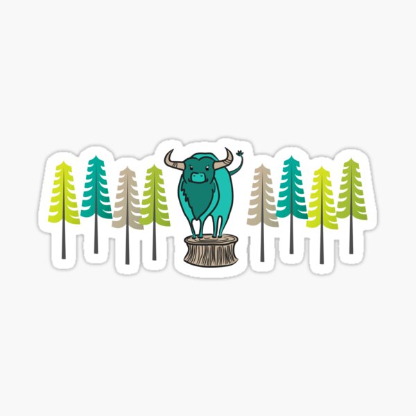 Babe The Blue Ox Sticker