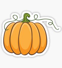 Pumpkin illustration sticker Sticker
