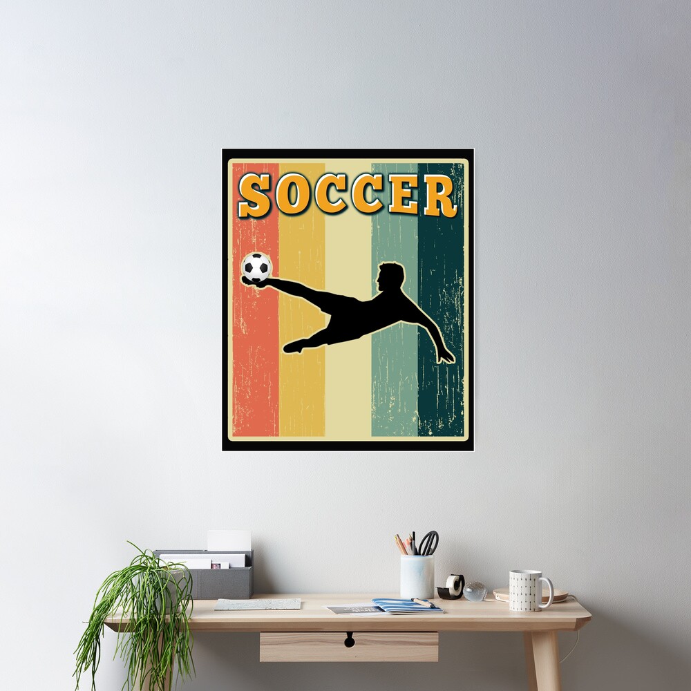 Vintage Retro Old School Soccer