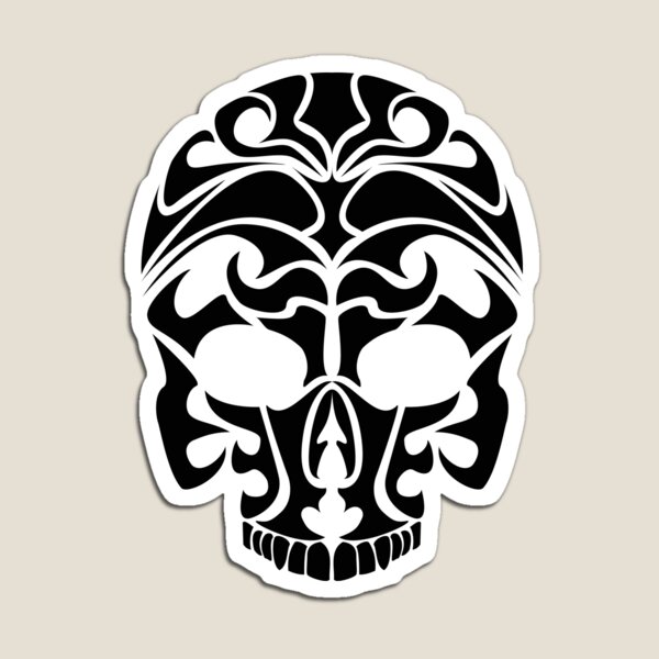 Tribal Skull Magnet